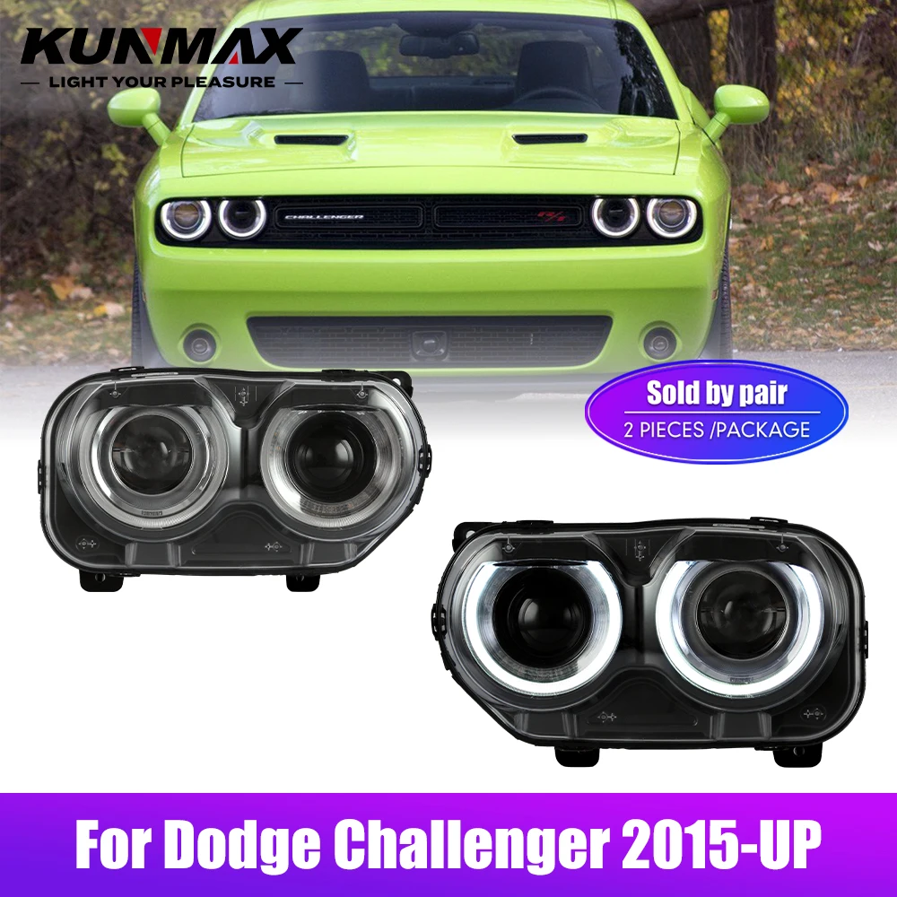 Model Kit Led - LED Car Headlight Assembly For Dodge