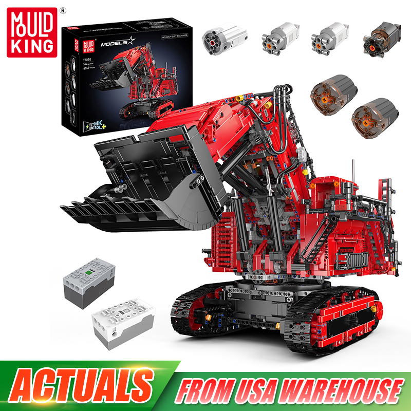 Mould King 17070 17071 Technic - Model Kit Excavator บทวิจารณ์และราคา
