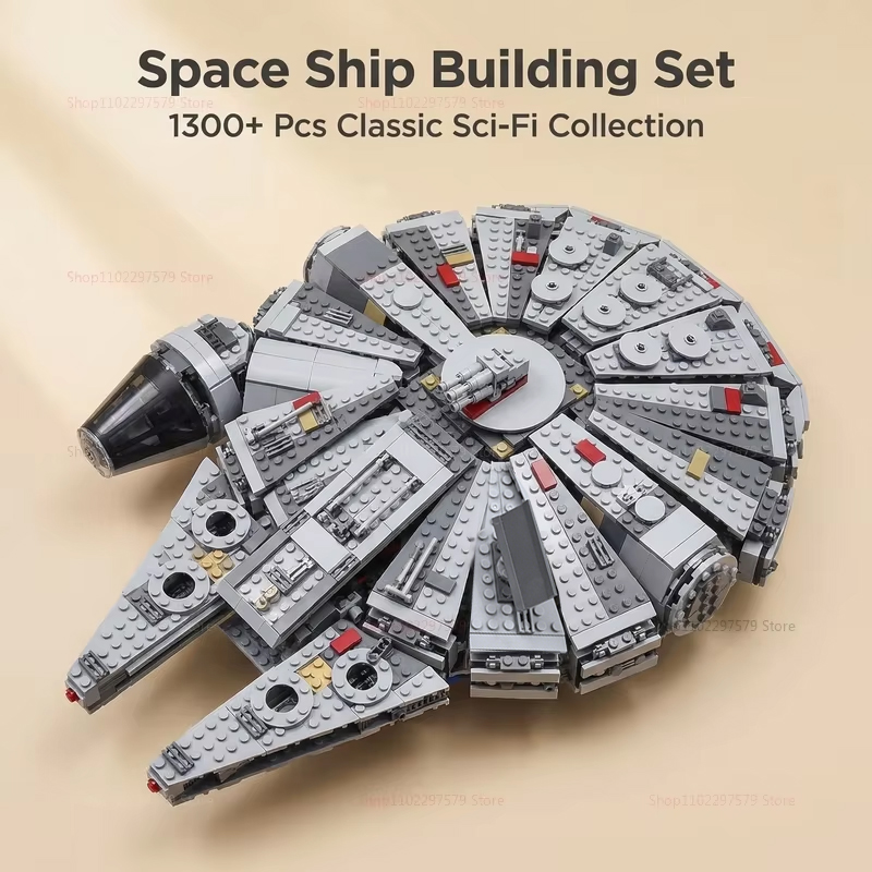 1381Pcs Advanced Spaceship Bui - Model Kit Ikaruga บทวิจารณ์และราคา