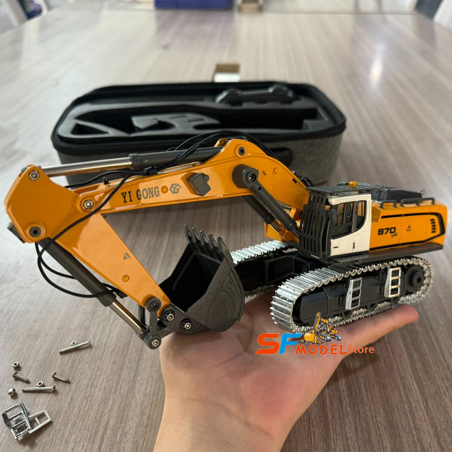 Mini Excavator 1/50 970 Electr - Model Kit Excavator บทวิจารณ์และราคา