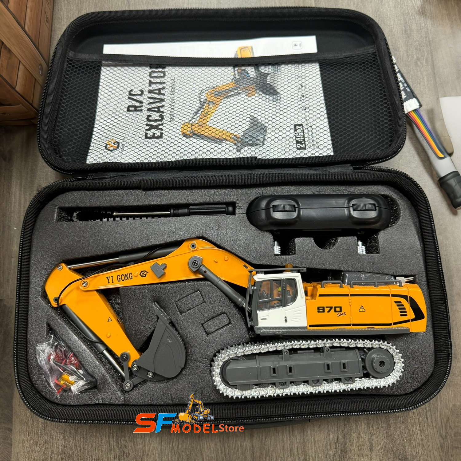 Mini Excavator 1/50 970 Electr - Model Kit Excavator บทวิจารณ์และราคา