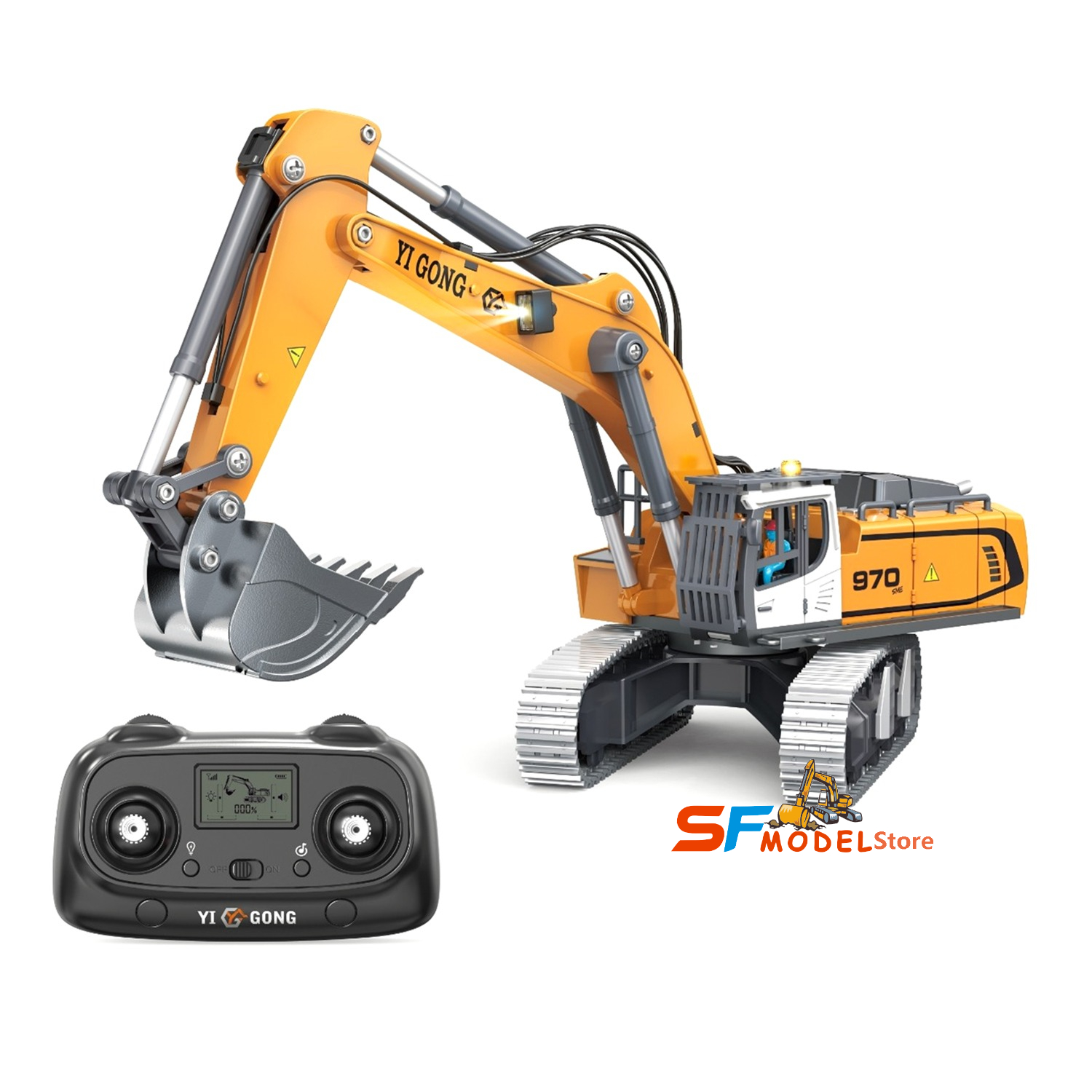 Mini Excavator 1/50 970 Electr - Model Kit Excavator บทวิจารณ์และราคา