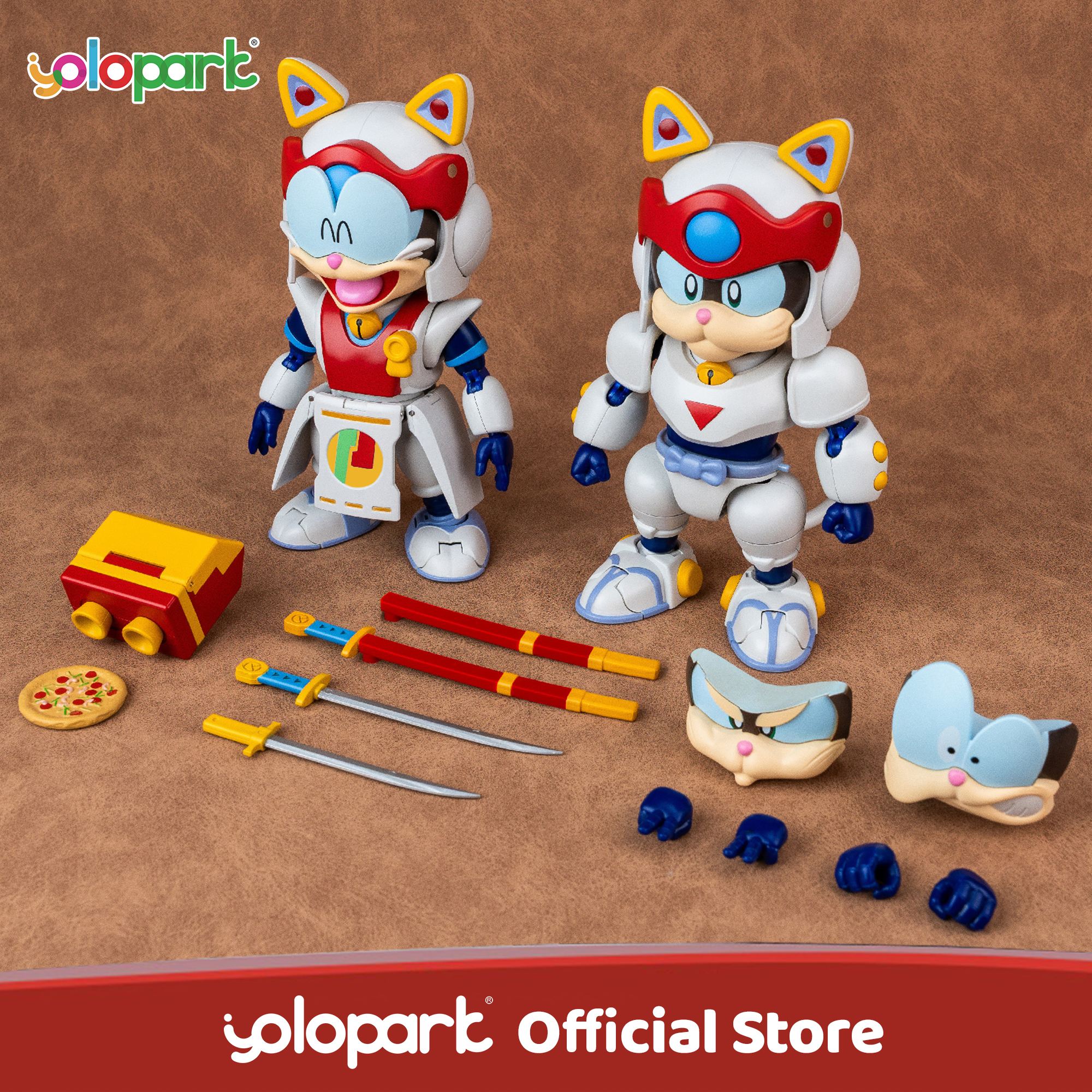 YOLOPARK 13.3cm Samurai Pizza  - Model Kit Yolopark บทวิจารณ์และราคา