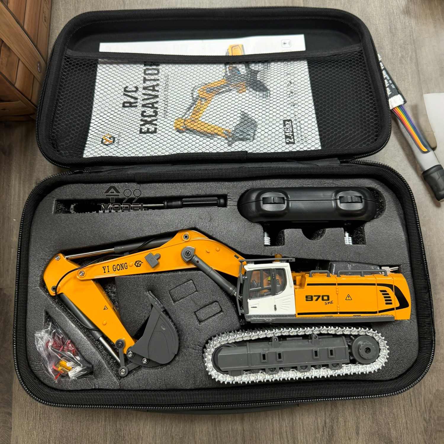 970 RC Mini Excavator 1/50 Sca - Model Kit Excavator บทวิจารณ์และราคา