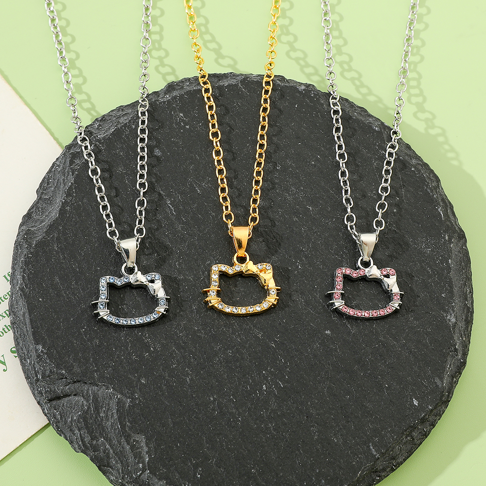 6pcs Hello Kitty Necklace Set  - Model Kit Girl บทวิจารณ์และราคา