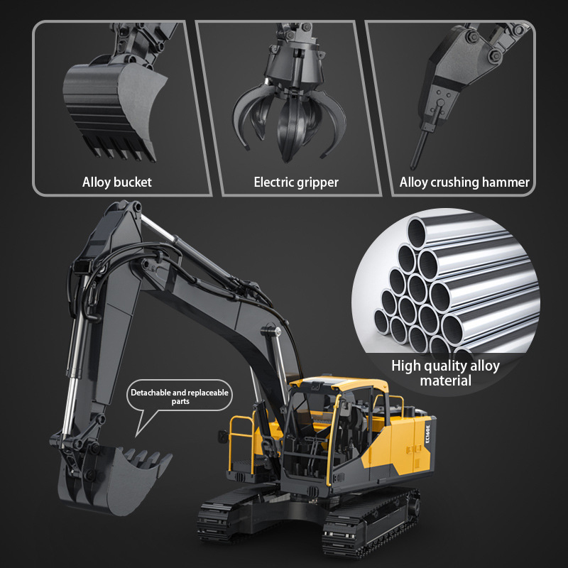 Double E E598  EC160E 1:16 E59 - Model Kit Excavator บทวิจารณ์และราคา
