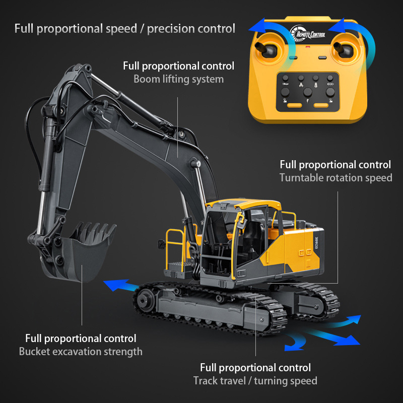 Double E E598  EC160E 1:16 E59 - Model Kit Excavator บทวิจารณ์และราคา
