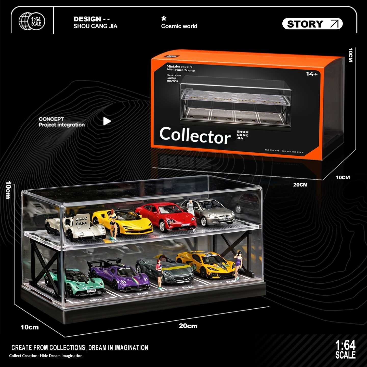 Collector 1:64 Scale Two-Story - Model Kit Led บทวิจารณ์และราคา
