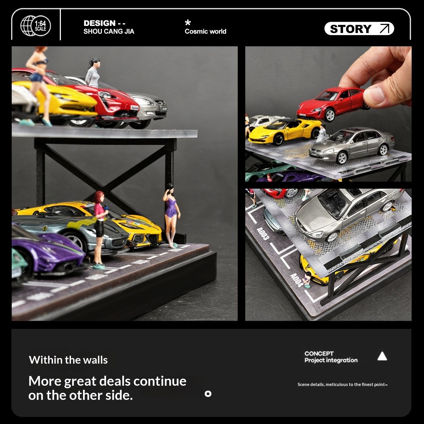 Collector 1:64 Scale Two-Story - Model Kit Led บทวิจารณ์และราคา
