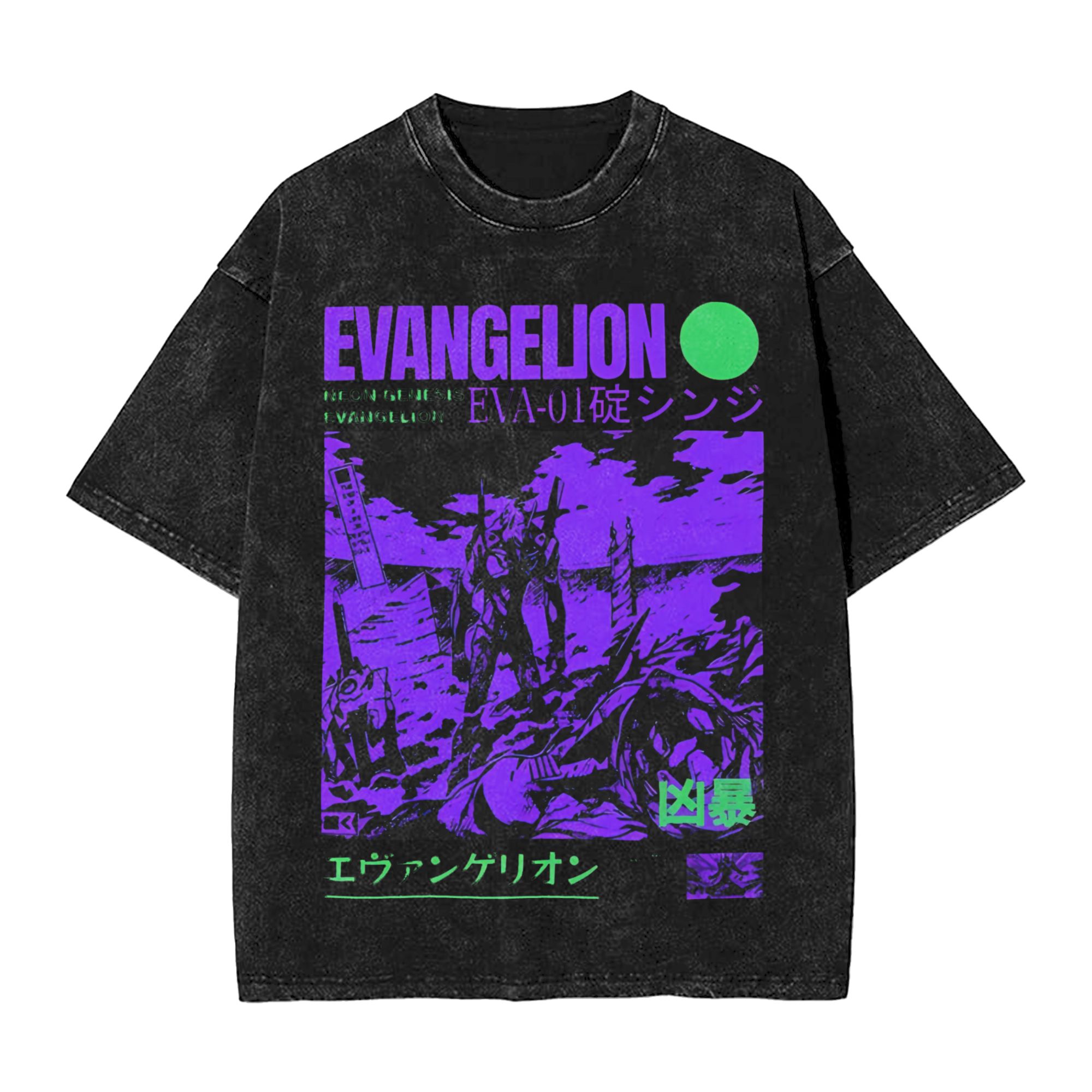 EVA Unit-01 Vintage Washed T-S - Model Kit Evangelion บทวิจารณ์และราคา
