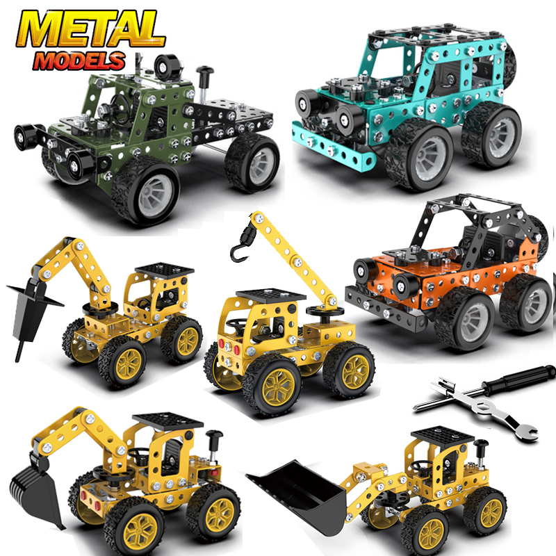 DIY Metal Building Block Assem - Model Kit Excavator บทวิจารณ์และราคา