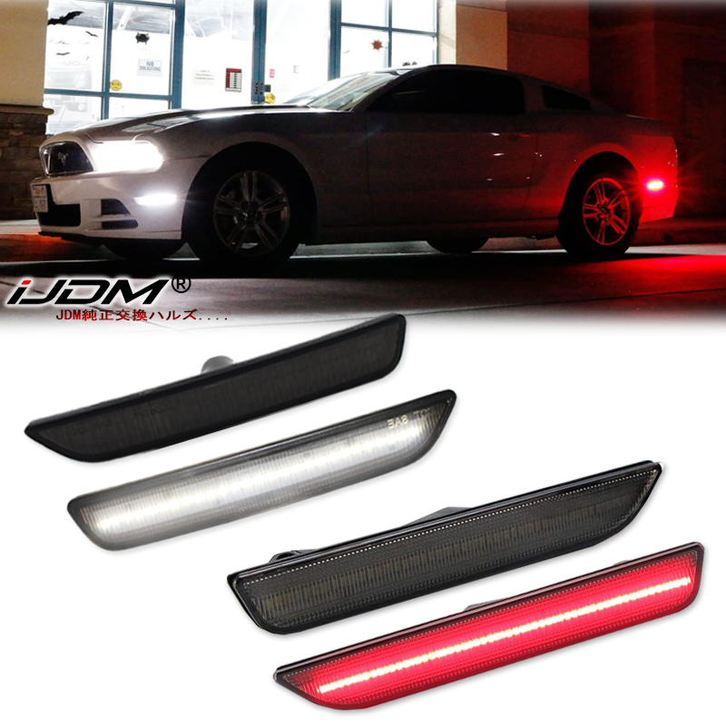 2pcs Car Front Rear Bumper Sid - Model Kit Led บทวิจารณ์และราคา
