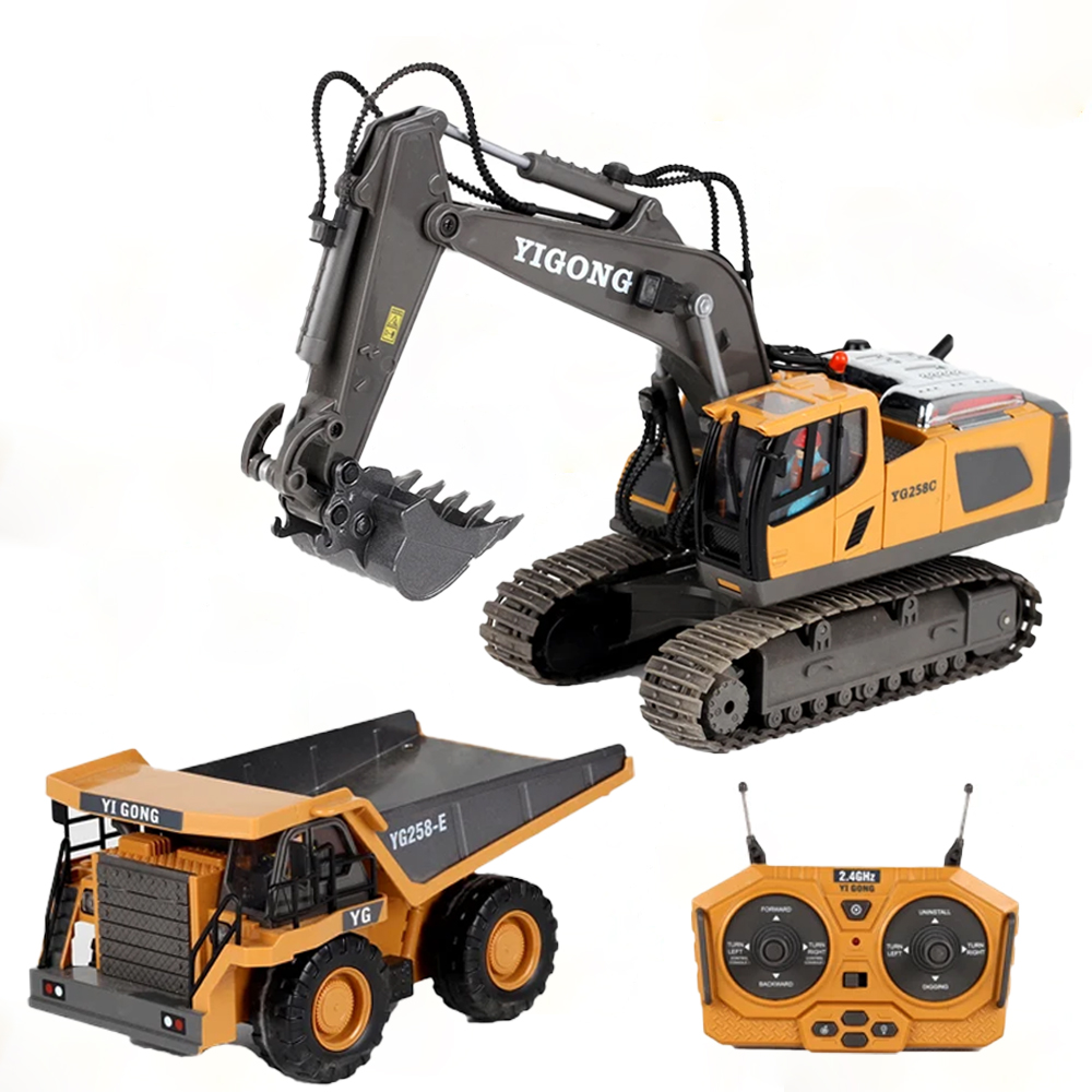 2.4G RC Excavator Bulldozer Du - Model Kit Excavator บทวิจารณ์และราคา