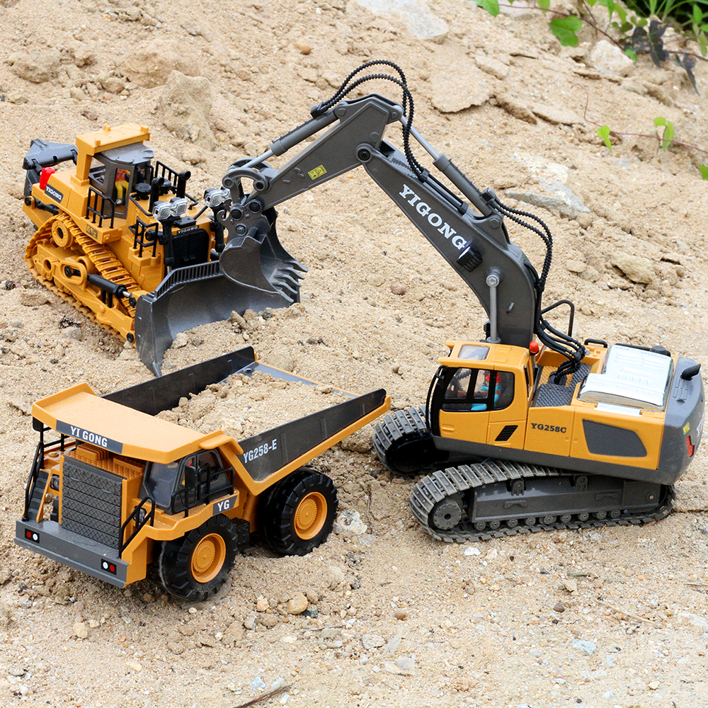 2.4G RC Excavator Bulldozer Du - Model Kit Excavator บทวิจารณ์และราคา