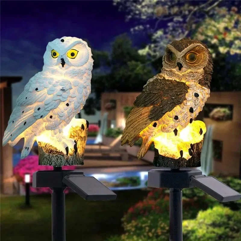 Solar Owl Statue Garden Light  - Model Kit Led บทวิจารณ์และราคา