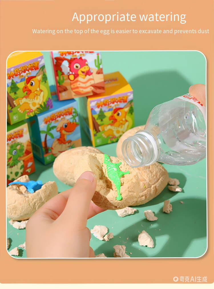 1/3/5pcs Educational Dinosaur  - Model Kit Excavator บทวิจารณ์และราคา