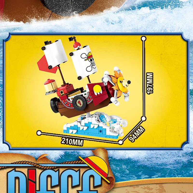 4in1 One Piece THOUSAND SUNNY  - Model Kit One Piece Ship บทวิจารณ์และราคา