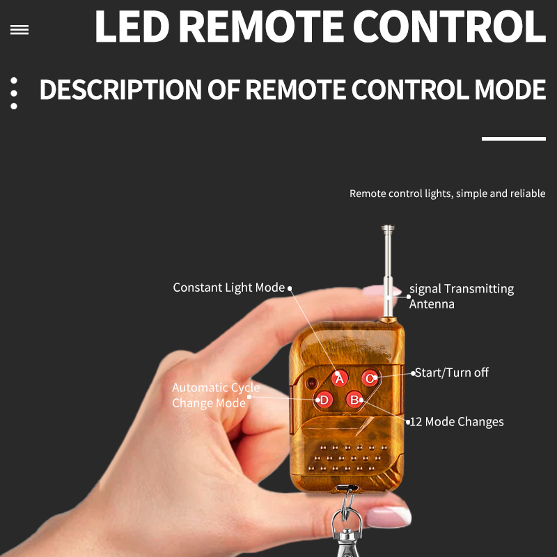 Wireless Grille Police Lights  - Model Kit Led บทวิจารณ์และราคา