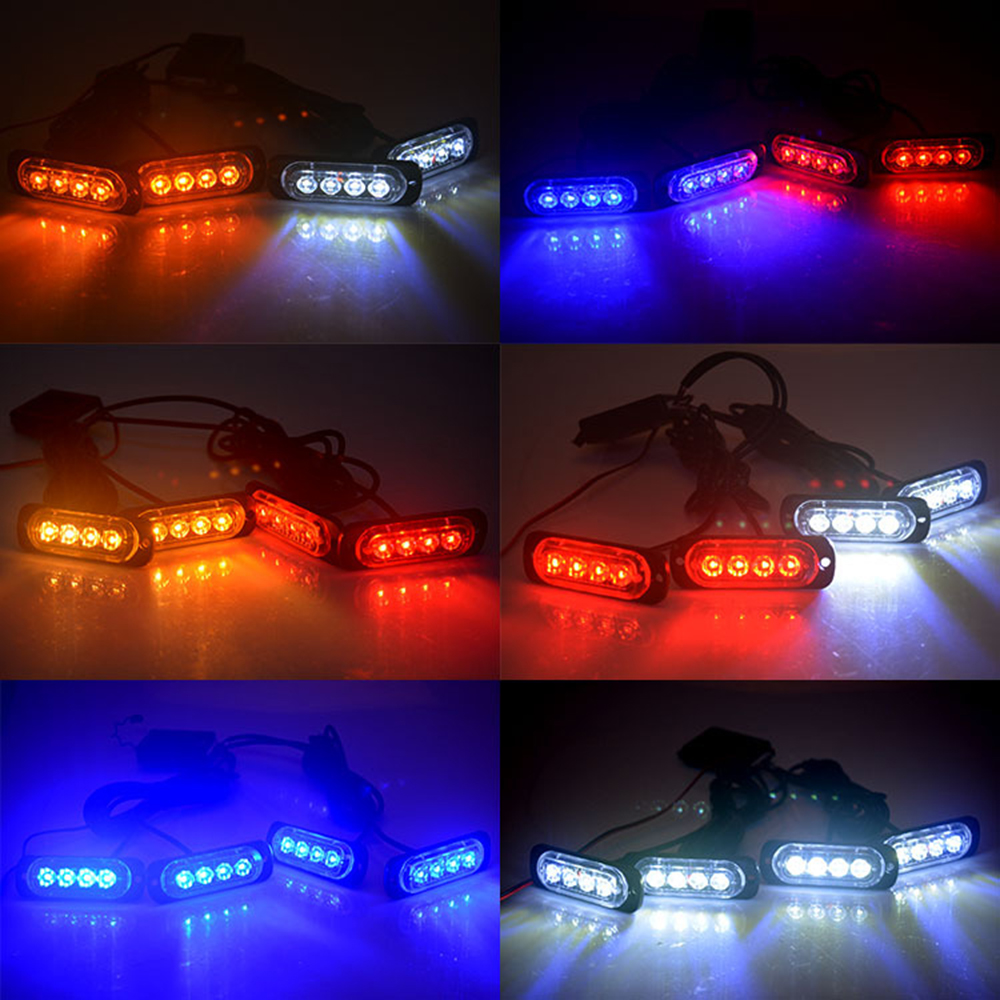 Wireless Grille Police Lights  - Model Kit Led บทวิจารณ์และราคา