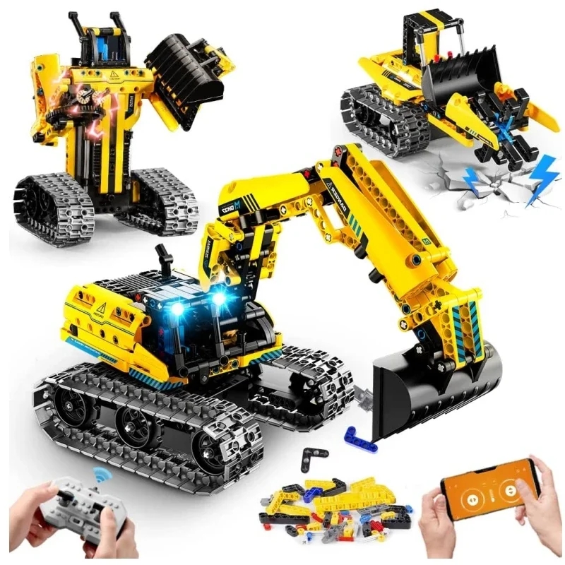520pcs 3 in 1 City Technical R - Model Kit Excavator บทวิจารณ์และราคา
