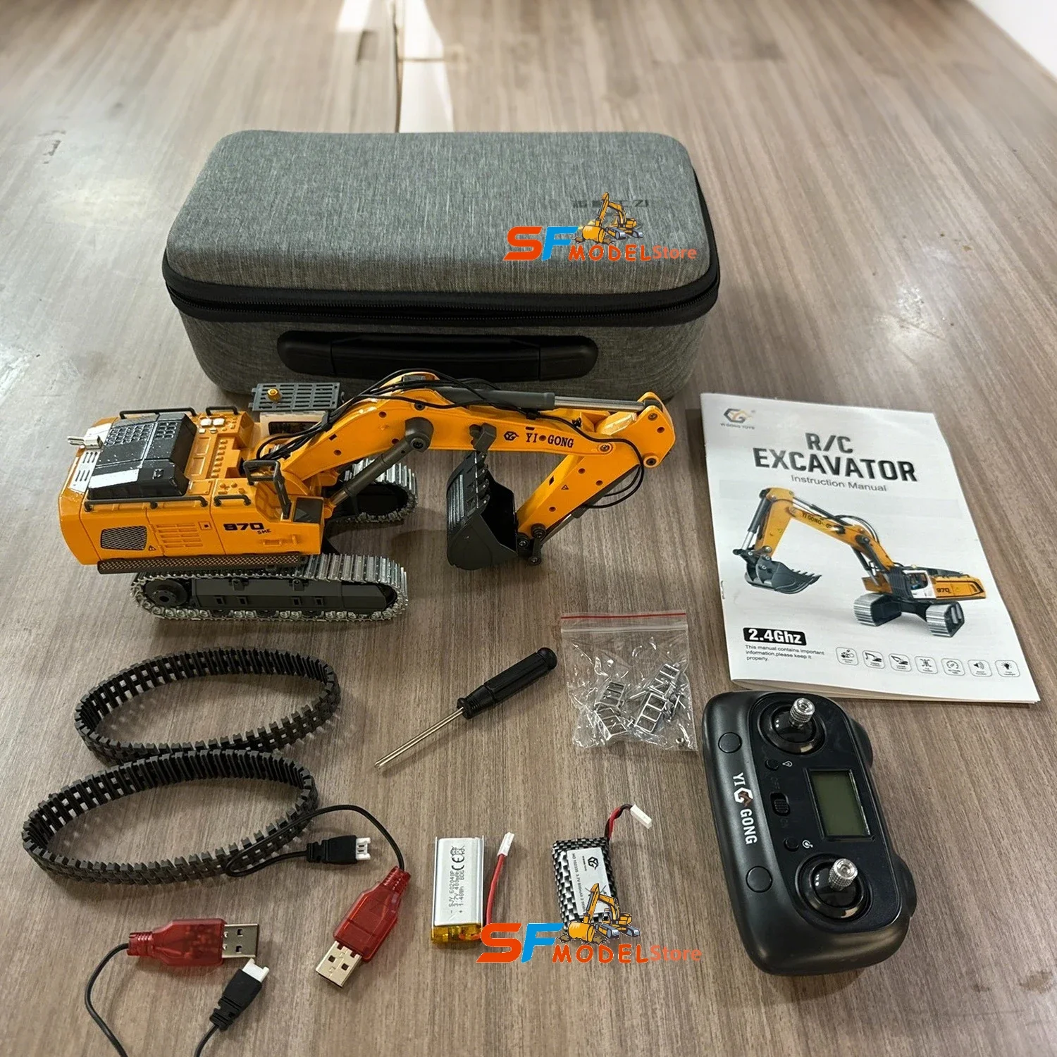1/50 970 520 Mini RC Excavator - Model Kit Excavator บทวิจารณ์และราคา