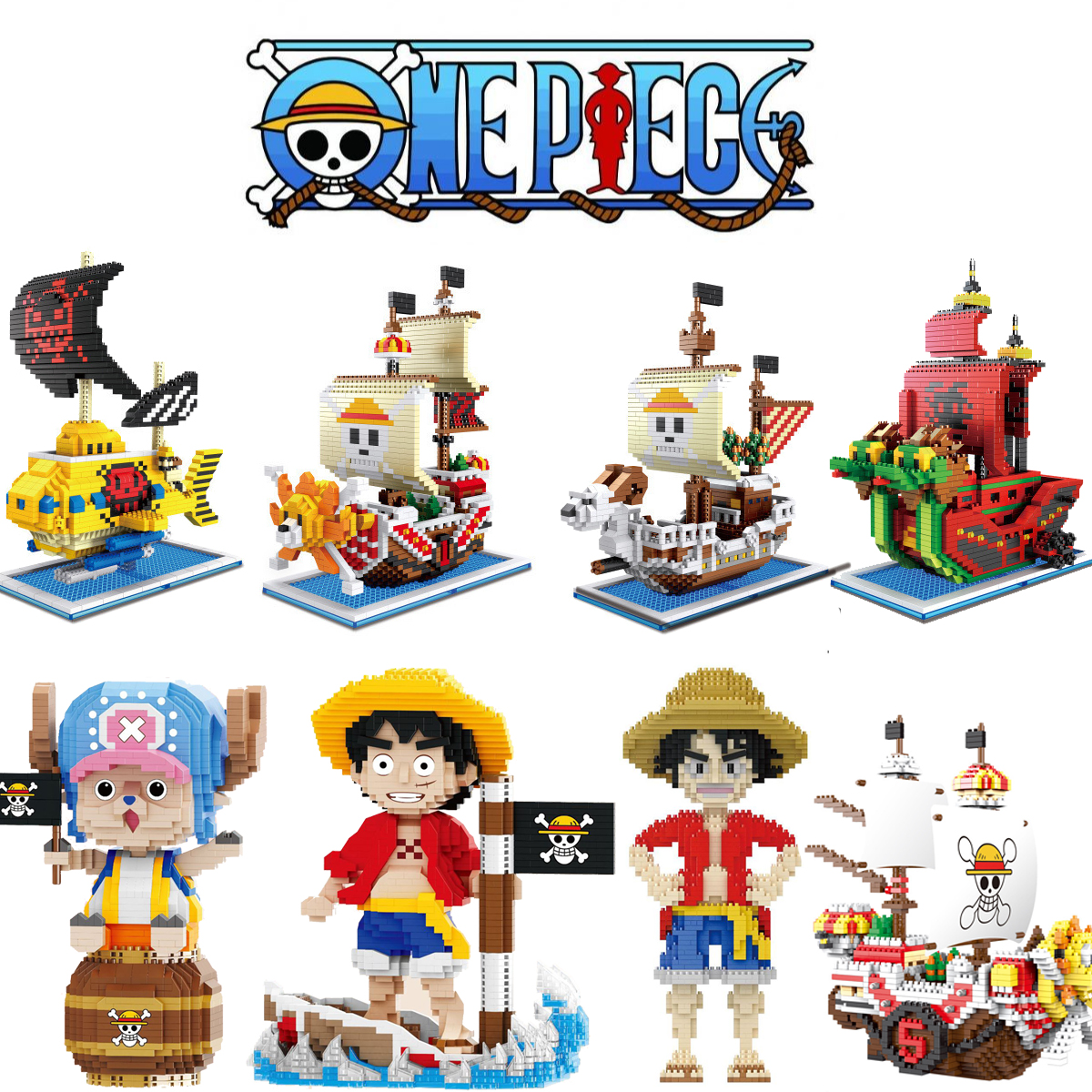 One Piece Building Blocks Luff - Model Kit One Piece Ship บทวิจารณ์และราคา