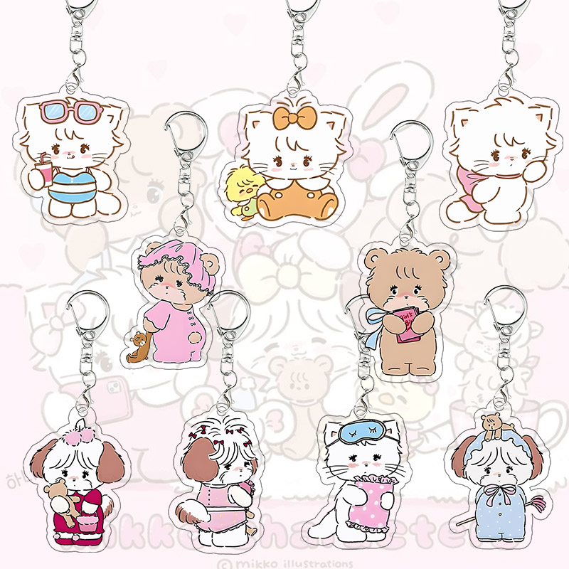 Mikko Kawaii Acrylic Keychain  - Model Kit Girl บทวิจารณ์และราคา