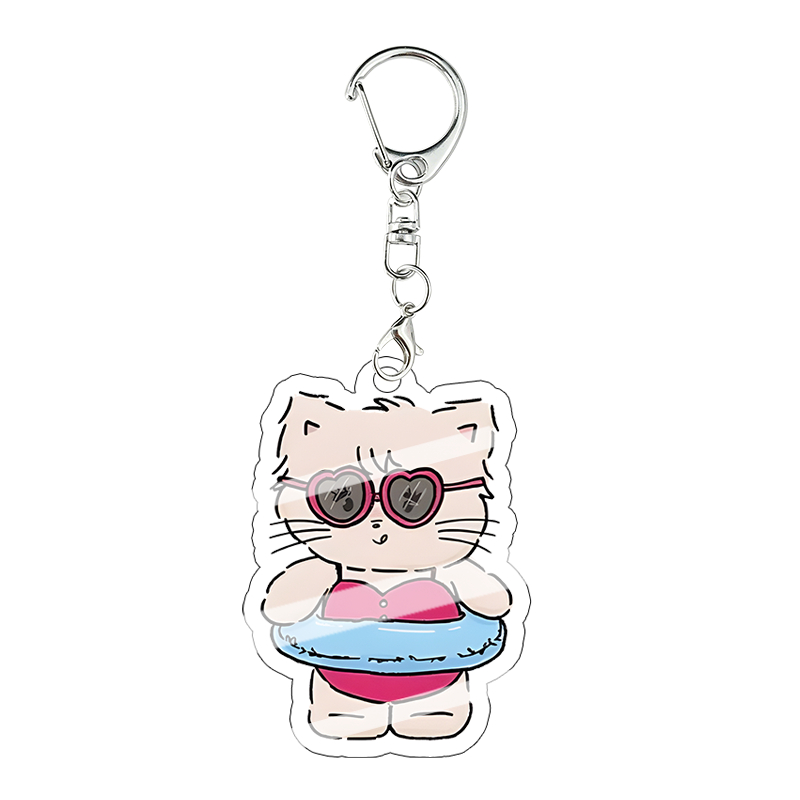 Mikko Kawaii Acrylic Keychain  - Model Kit Girl บทวิจารณ์และราคา