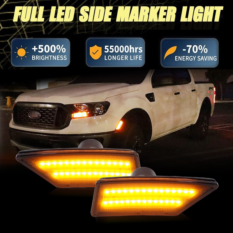 2pcs For 2019-2022 Ford Ranger - Model Kit Led บทวิจารณ์และราคา